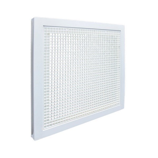 20X20 In Filter Grille Black